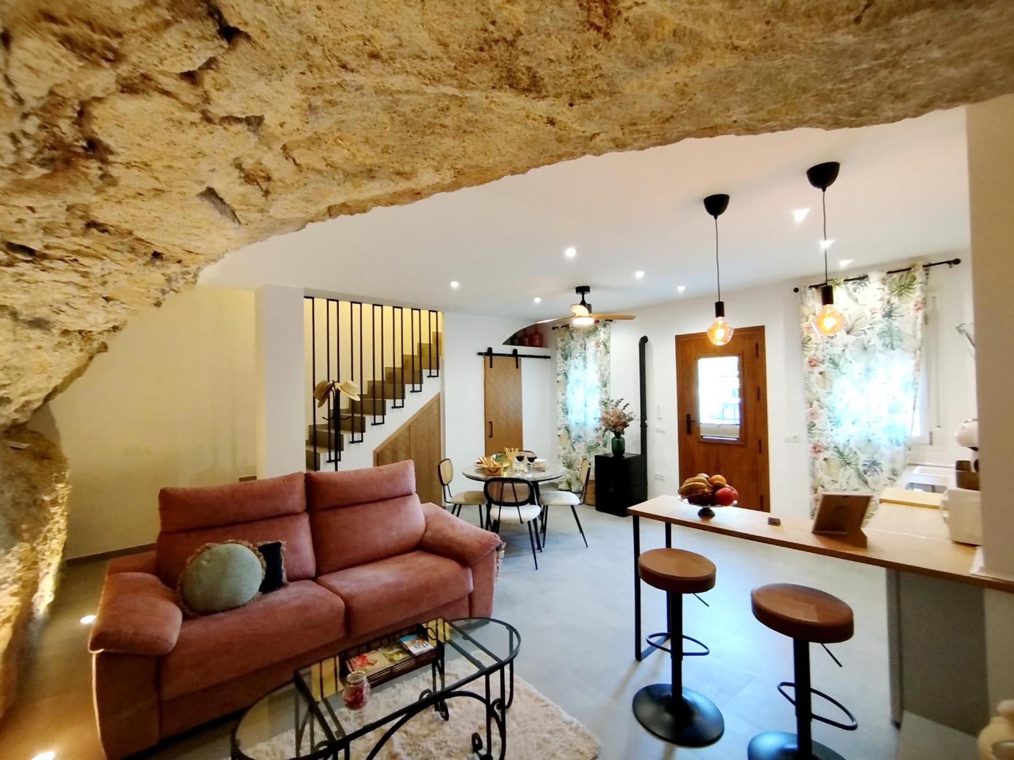 Casa Cueva Las Chicas Del Puente Setenil De Las Bodegas エクステリア 写真